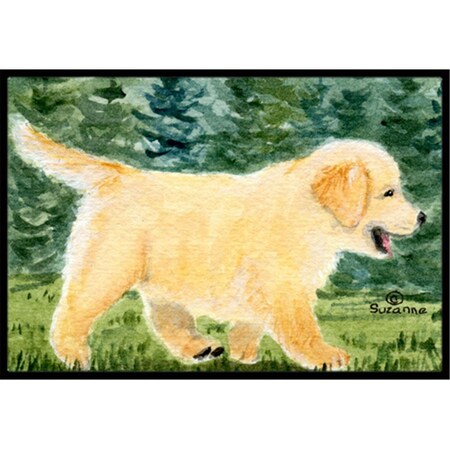 Beyondbasketball Golden Retriever Indoor Outdoor Mat - 18 x 27 in. BE3440562